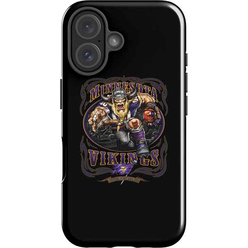 Liquid Blue NFL Minnesota Vikings Running Back iPhone 16 Impact Case